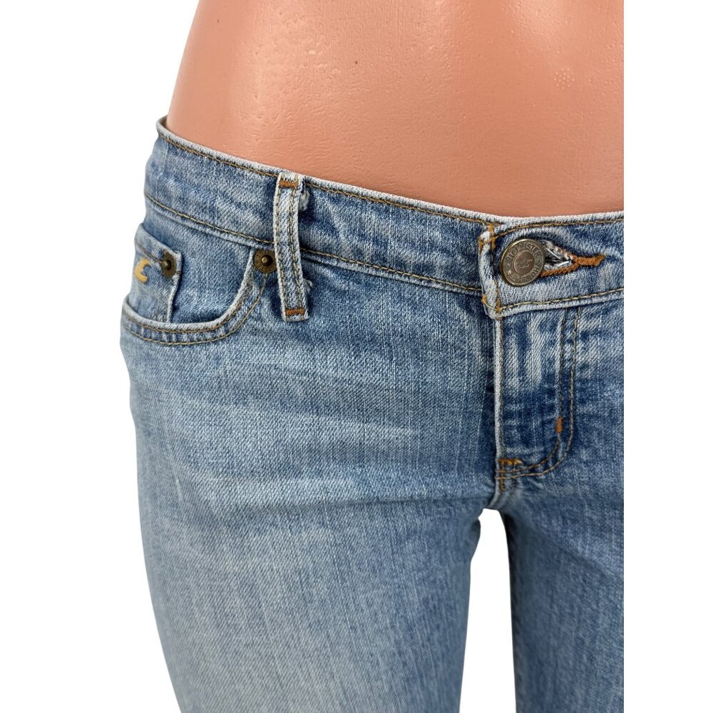 Vintage Hollister Cali Flare Low-Rise Jeans| Y2K McBling Grunge Fairycore Skater - Picture 10 of 16